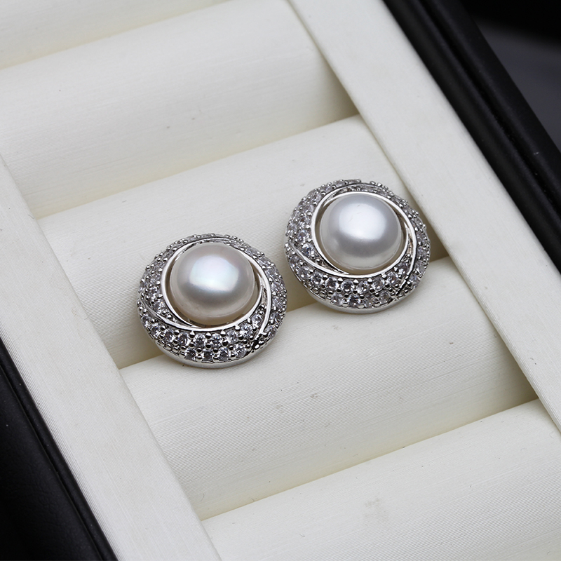 Statement Earrings Oversized - Nuovi Orecchini Grandi con Perle d'Acqua