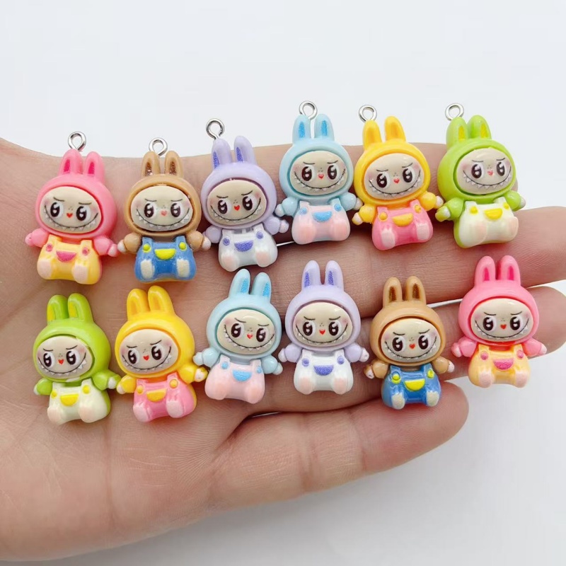 Women'S Key Accessories - 10 Pezzi Ciondoli in Resina Kawaii