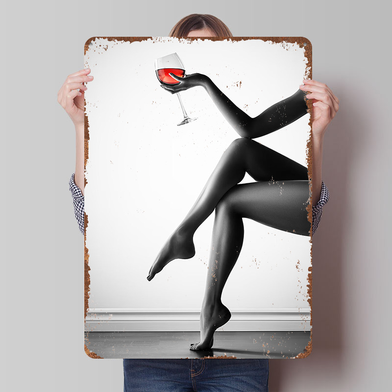 Poster in Latta con Donna Eleg - Women Accessories Poster recensione e prezzo