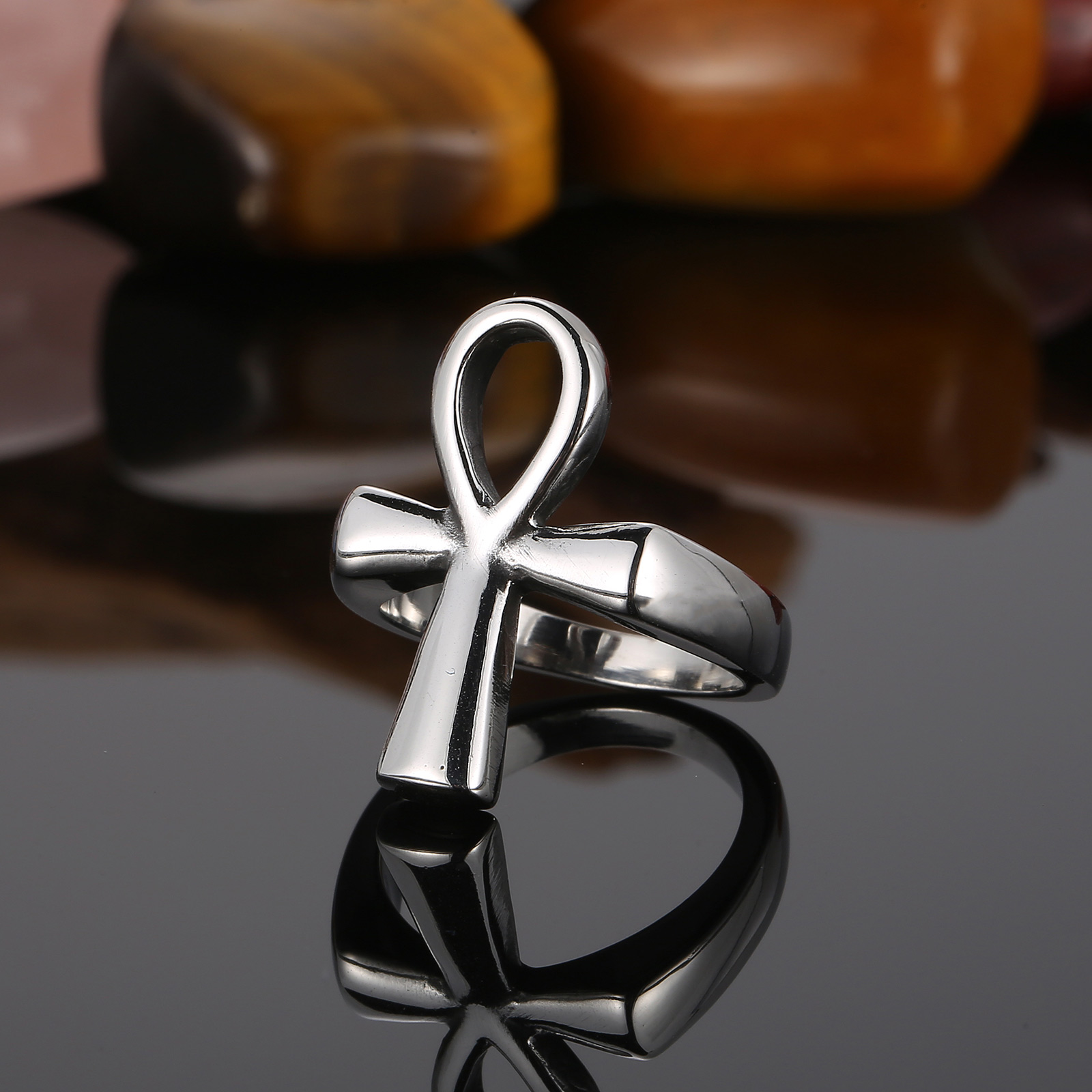 Anello HaoYi in acciaio inossi - Women Accessories Bd recensione e prezzo