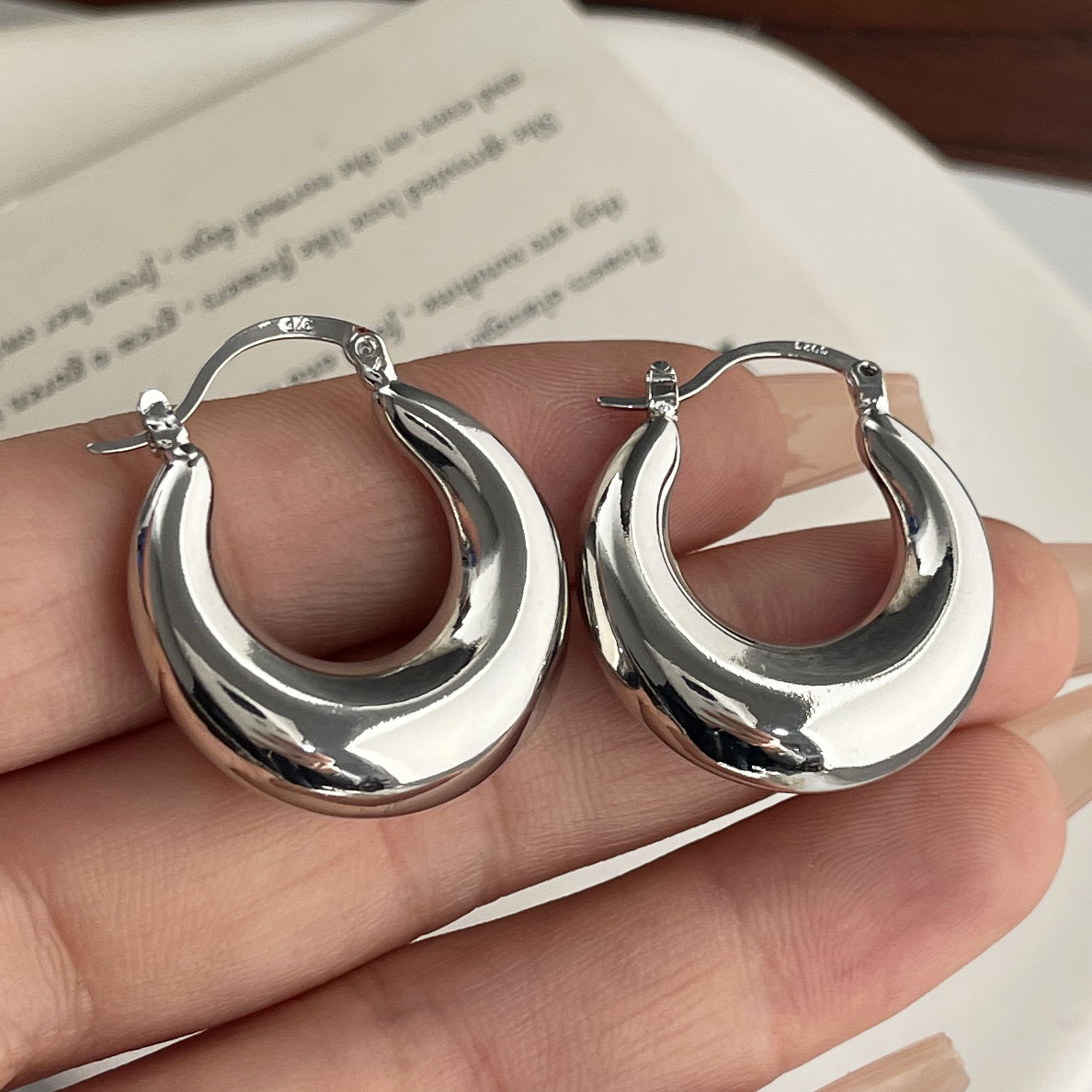 Orecchini vintage in argento s - Statement Earrings Oversized recensione e prezzo