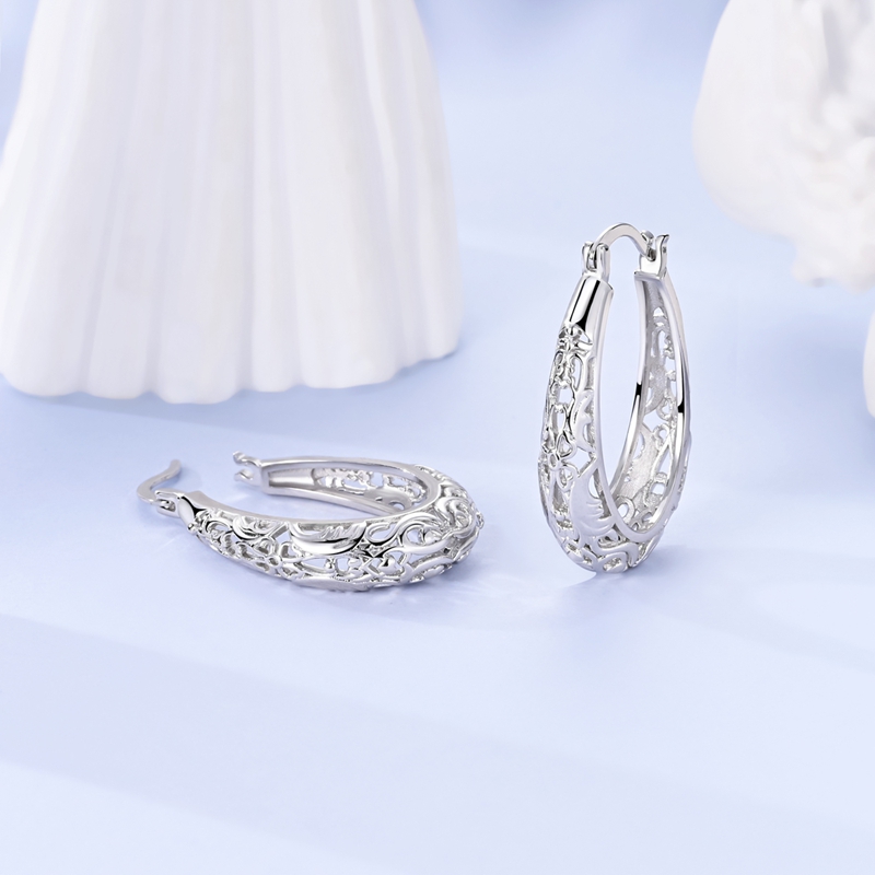 Orecchini a Cerchio in Argento - Women'S Accessories Jewelry Sale recensione e prezzo