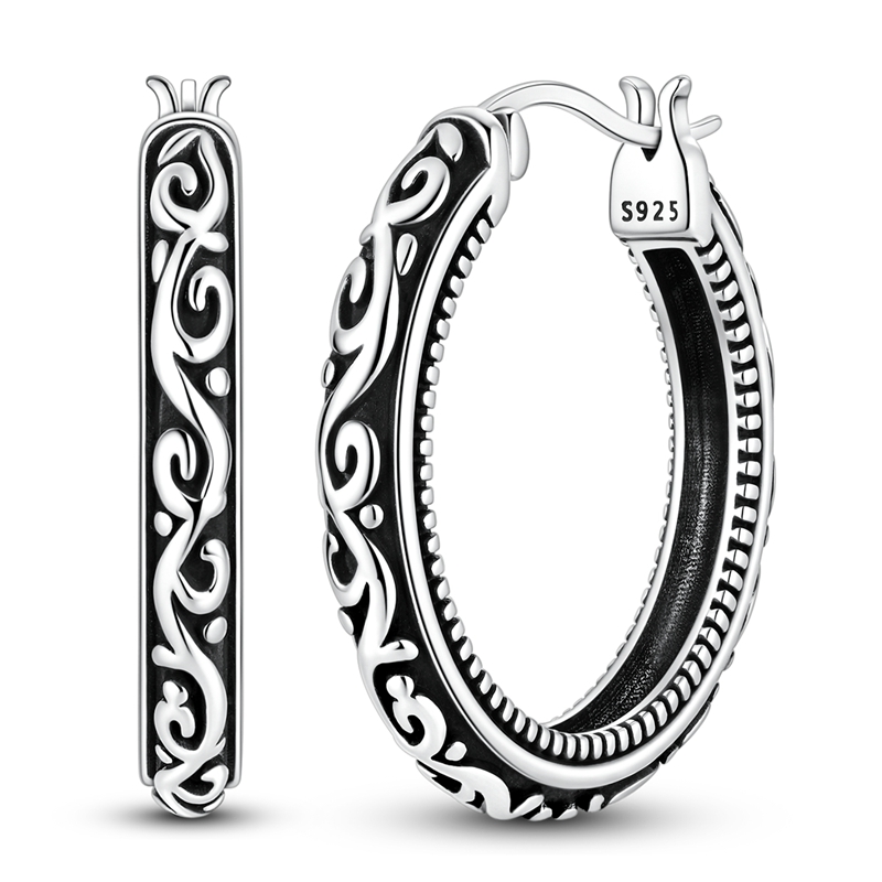 Orecchini in argento sterling  - Statement Earrings Oversized recensione e prezzo