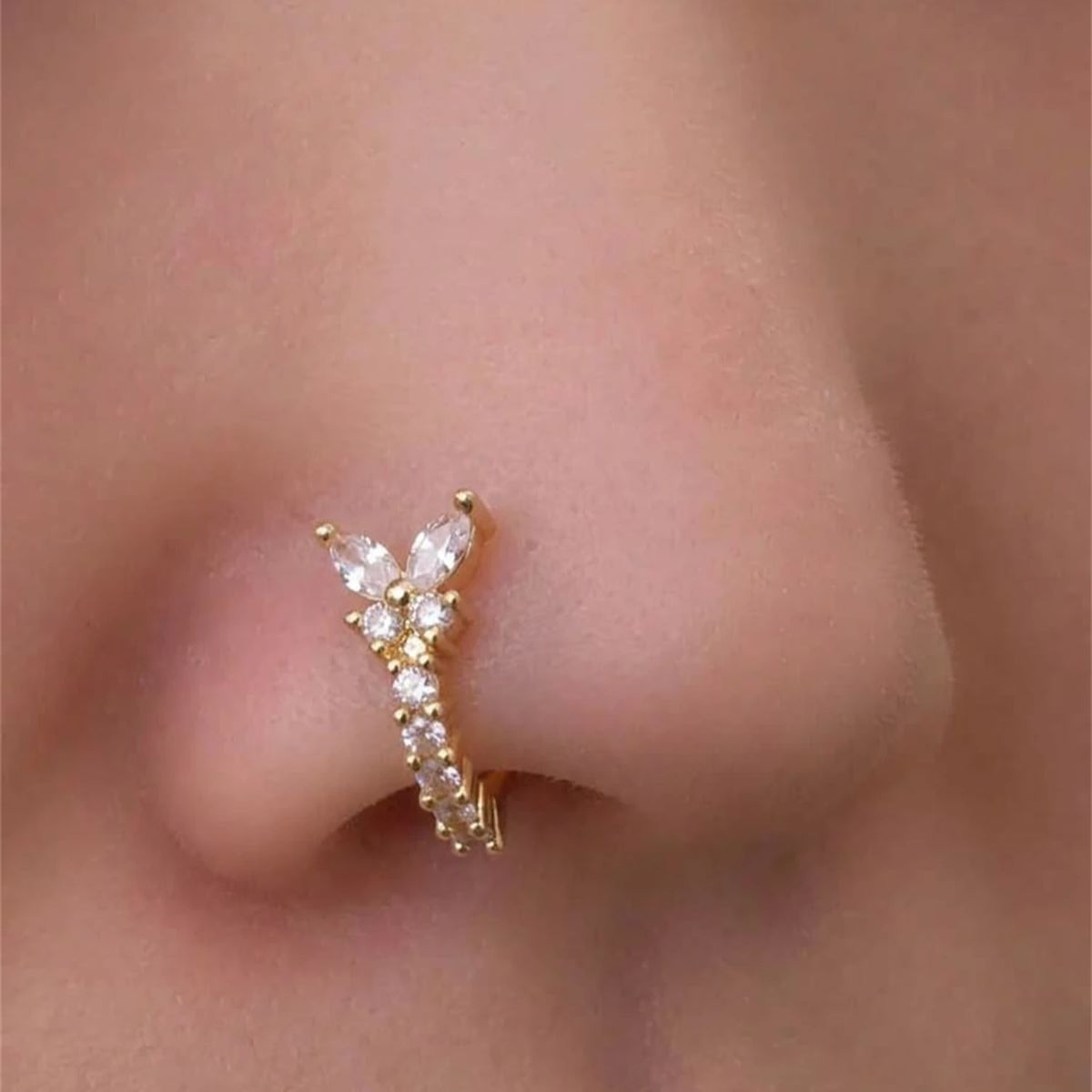 Clip per naso a forma di Y, se - Women'S Accessories Jewelry Sale recensione e prezzo